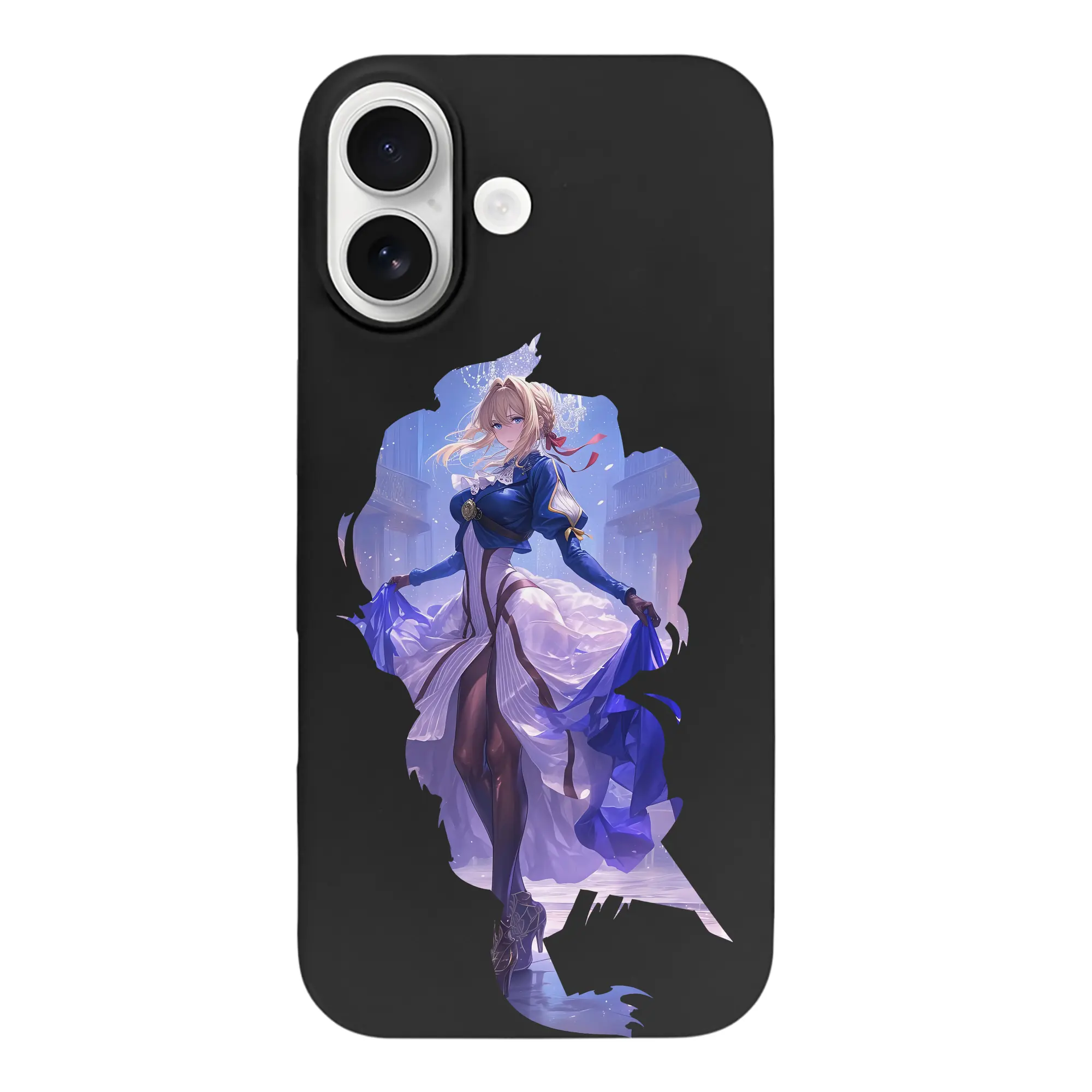 ヴァイオレット・エヴァーガーデン グッズ,ヴァイオレット・エヴァーガーデン - iPhone 17 シリーズ シリコンケース 薄型 耐衝撃 指紋防止 ソフトタッチカバー 精密フィット 傷防止 保護ケース iPhone 17/17 Air/17 Pro/17 Pro Max 対応